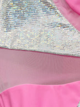 Contrast Panel One-Piece Swimsuit STYLE SOURCE