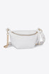 PU Leather Chain Strap Crossbody Bag STYLE SOURCE