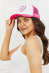 Fame Falling For You Trucker Hat in Pink STYLE SOURCE
