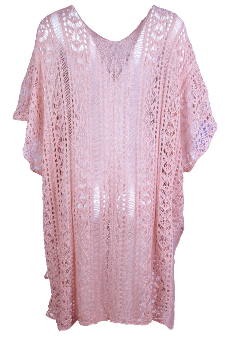 Cutout V-Neck Cover-Up with Tassel STYLE SOURCE