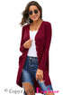 V-Neck Long Sleeve Cardigan with Pocket STYLE SOURCE