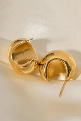 Stainless Steel C-Hoop Earrings STYLE SOURCE