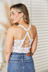 JadyK Full Size Crisscross Lace Bralette STYLE SOURCE