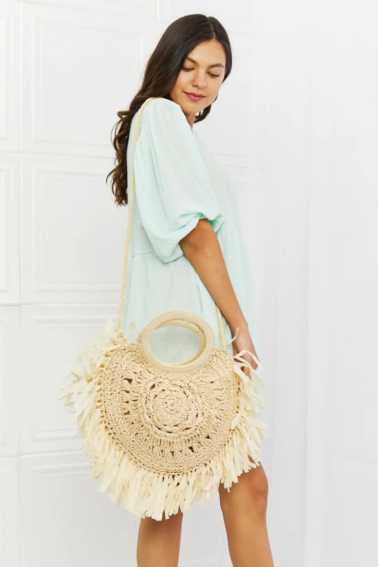 Fame Found My Paradise Straw Handbag STYLE SOURCE