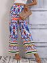 Printed High-Rise Wide Leg Pants STYLE SOURCE