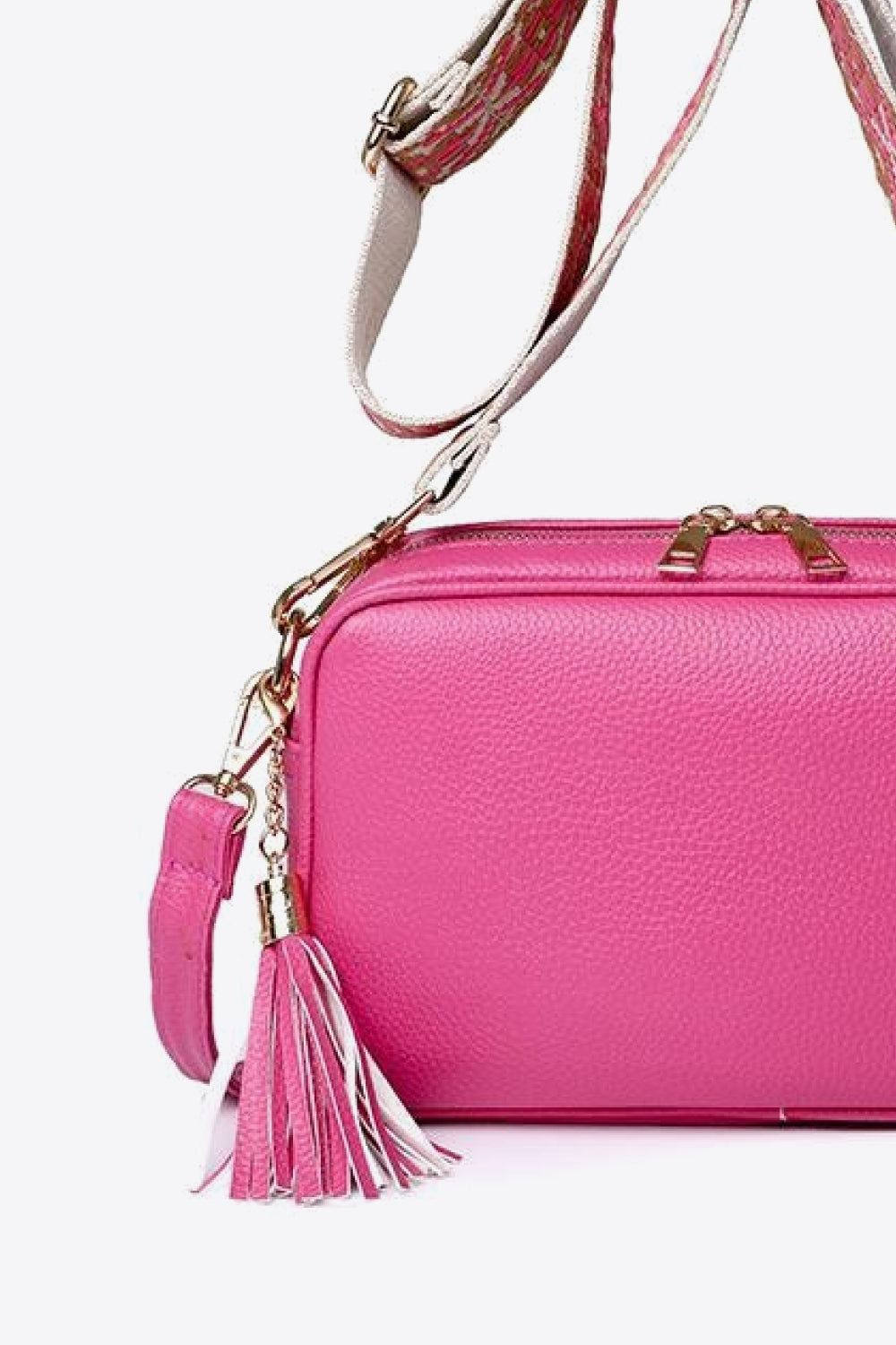 PU Leather Tassel Crossbody Bag STYLE SOURCE