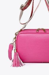 PU Leather Tassel Crossbody Bag STYLE SOURCE