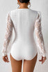 Eyelet Lace Detail Bodysuit STYLE SOURCE