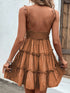 Frill Spaghetti Strap Tiered Dress STYLE SOURCE