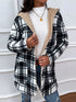 Plaid Hooded Longline Coat STYLE SOURCE