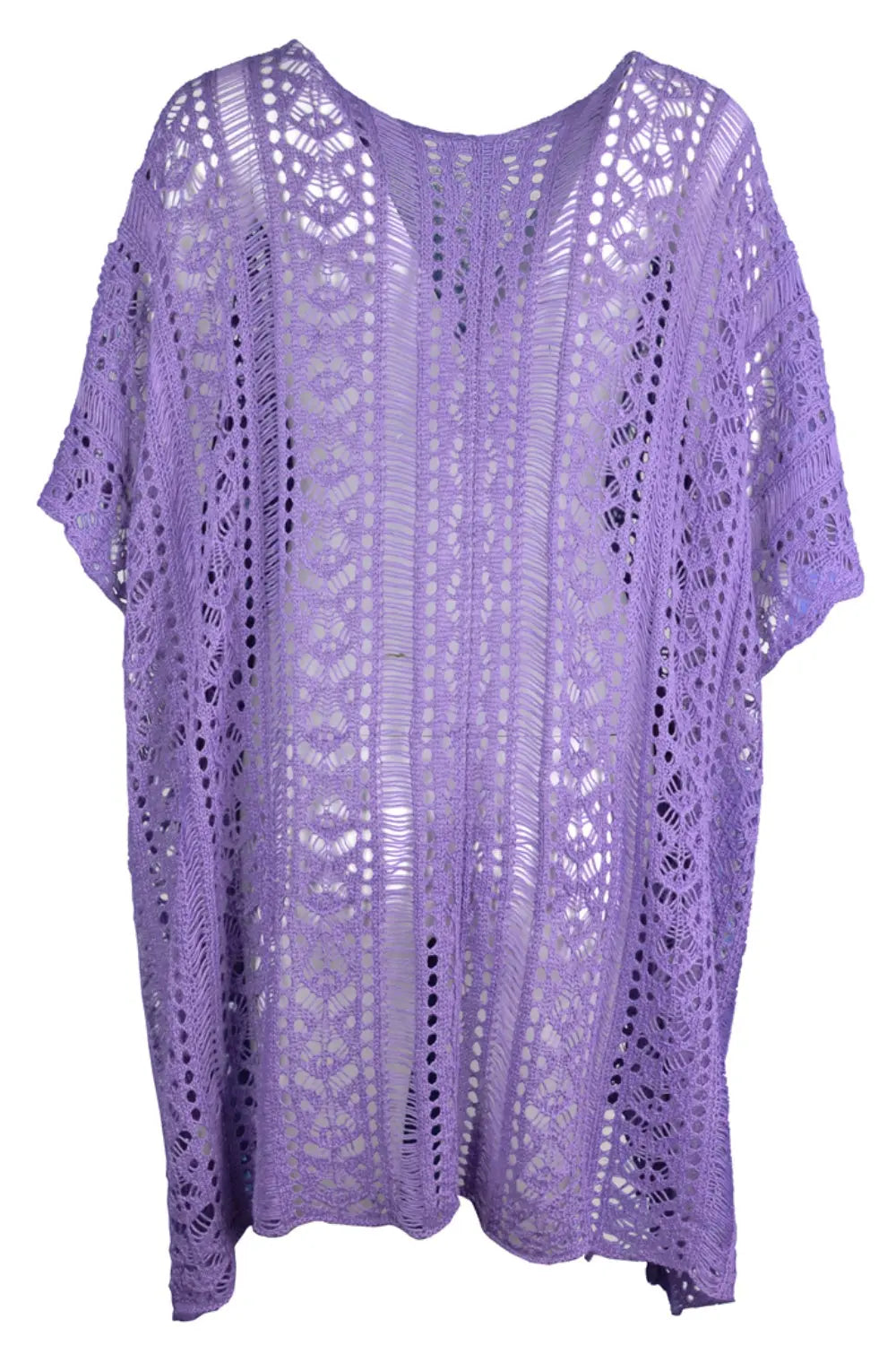 Cutout V-Neck Cover-Up with Tassel STYLE SOURCE