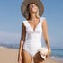 2023  lace Up Back One-piece Womens Swimsuit STYLE SOURCE