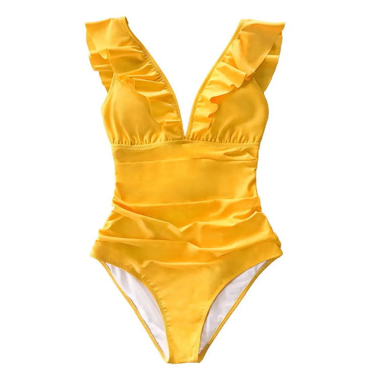 2023  lace Up Back One-piece Womens Swimsuit STYLE SOURCE