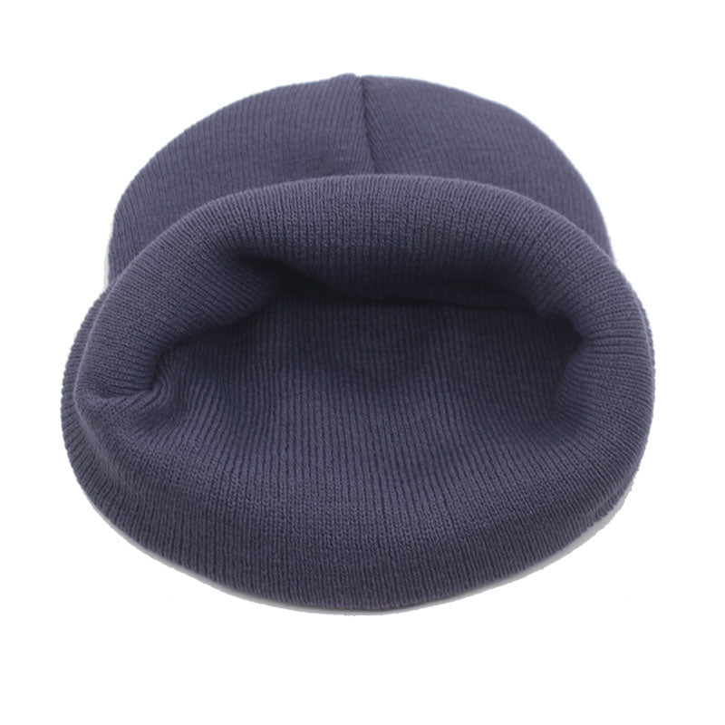 Solid Knitted Hat Winter Hats For Men STYLE SOURCE