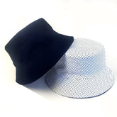 Unisex  Black Solid Dots Bucket Hat STYLE SOURCE