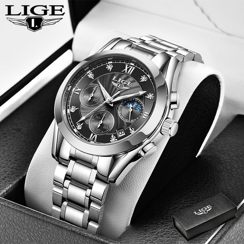 LIGE 2021 New Gold Watch For Women STYLE SOURCE