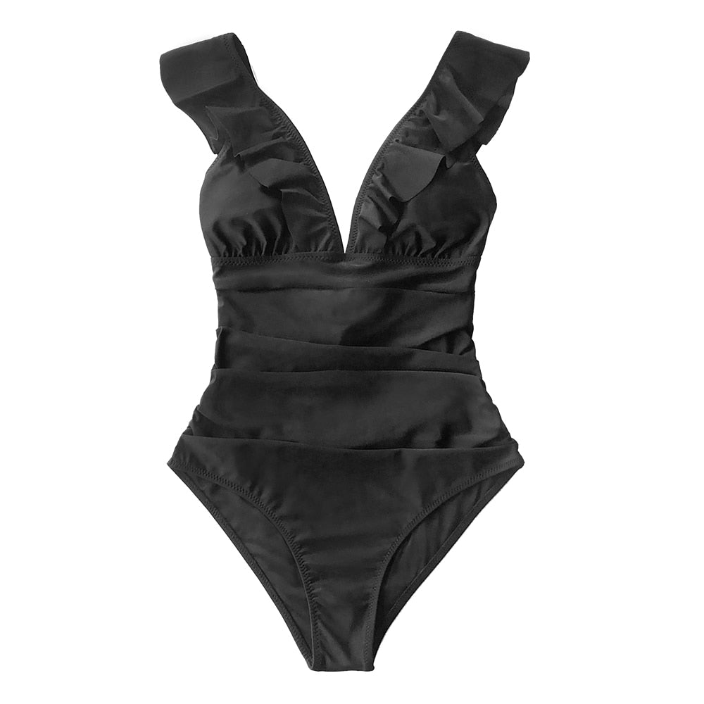 2023  lace Up Back One-piece Womens Swimsuit STYLE SOURCE