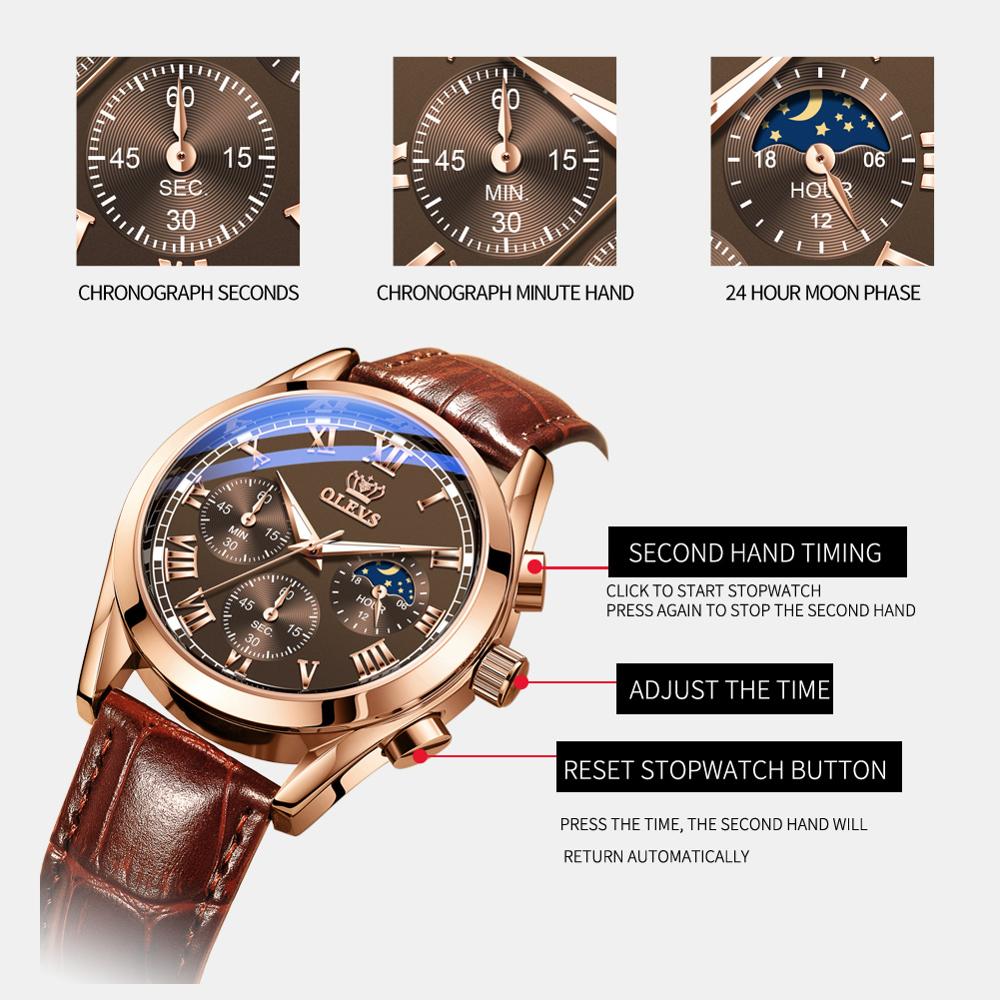 OLEVS Top Brand Men's Quartz Watch STYLE SOURCE