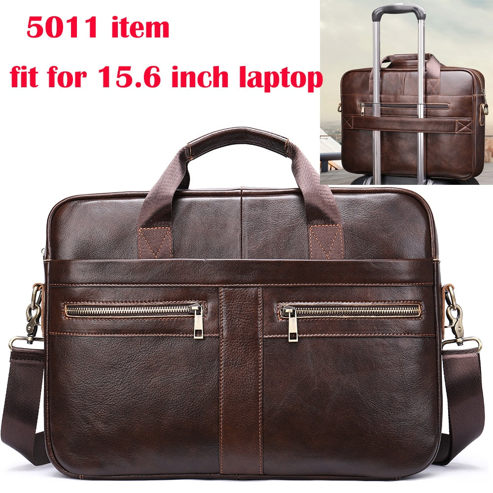 WESTAL Genuine Leather Men's Bag STYLE SOURCE