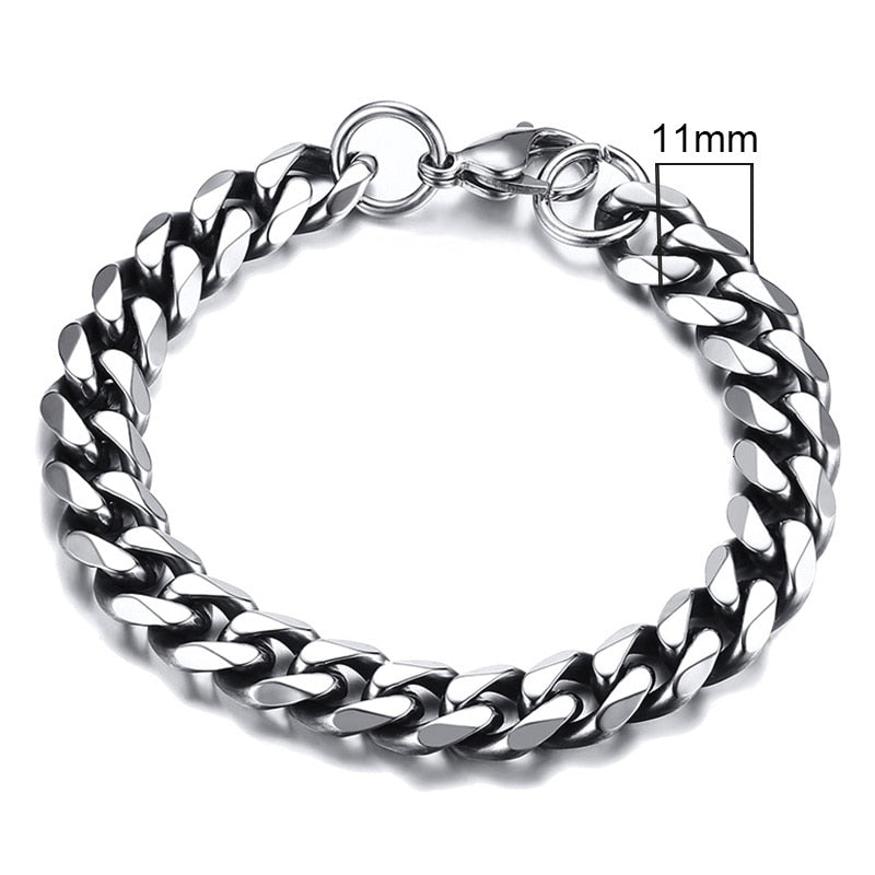 Chunky Men's Miami Cuban Chain link Bracelet STYLE SOURCE