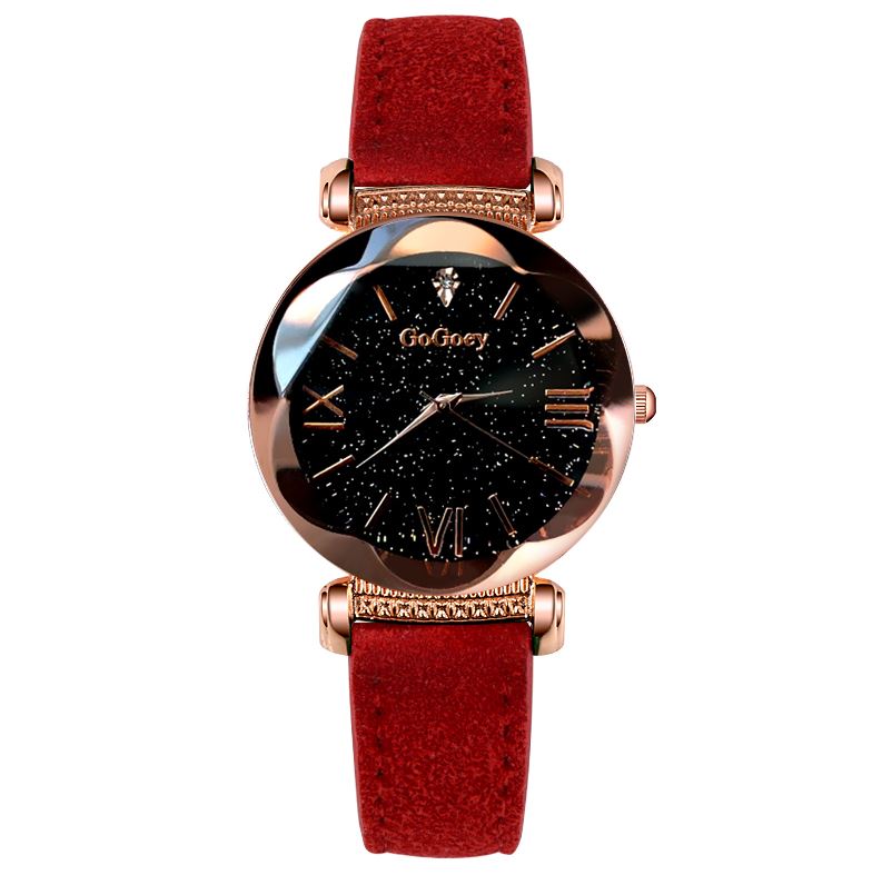 Star Crystal cut female watch STYLE SOURCE