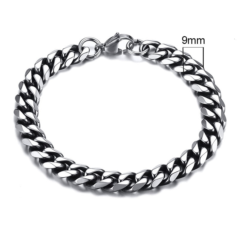 Chunky Men's Miami Cuban Chain link Bracelet STYLE SOURCE