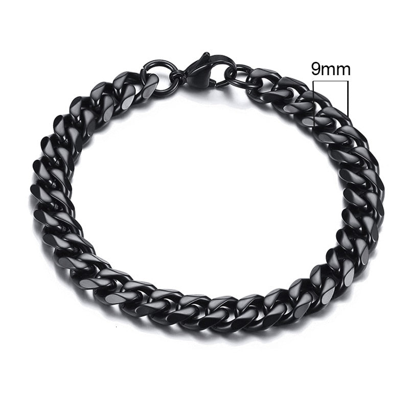 Chunky Men's Miami Cuban Chain link Bracelet STYLE SOURCE