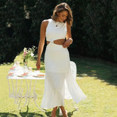 Ardm Elegant High Waist Sleeveless Bodycon STYLE SOURCE