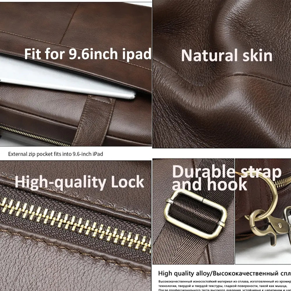 WESTAL Genuine Leather Men&