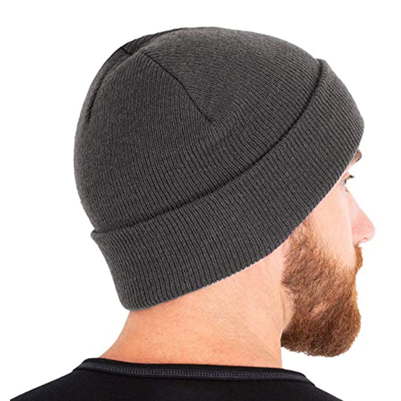 Solid Knitted Hat Winter Hats For Men STYLE SOURCE