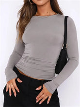 CHRONSTYLE Women Casual Long Sleeve & Base Tees Top STYLE SOURCE