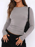 CHRONSTYLE Women Casual Long Sleeve & Base Tees Top STYLE SOURCE