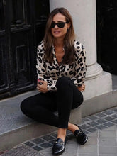 women satin blouse long sleeve zebra print shirts vintage office ladies tops femme chandails fashion blusa de mujer Chandails STYLE SOURCE