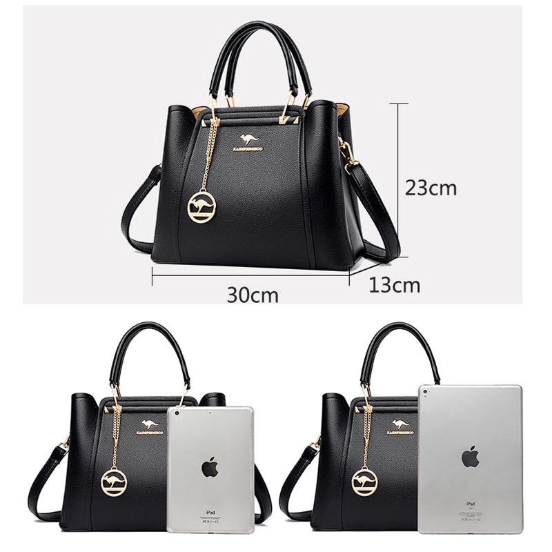 Women Soft Leather Handbags STYLE SOURCE