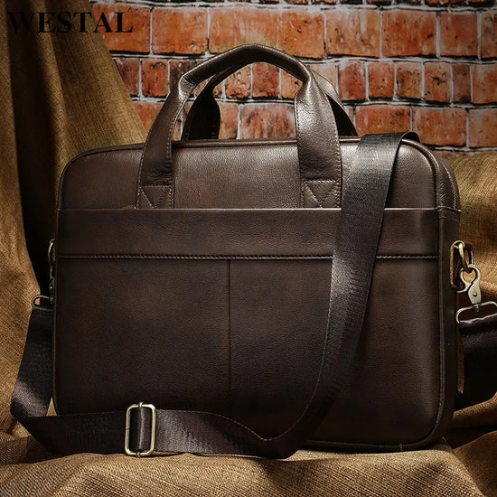WESTAL Genuine Leather Men&