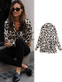 women satin blouse long sleeve zebra print shirts vintage office ladies tops femme chandails fashion blusa de mujer Chandails STYLE SOURCE