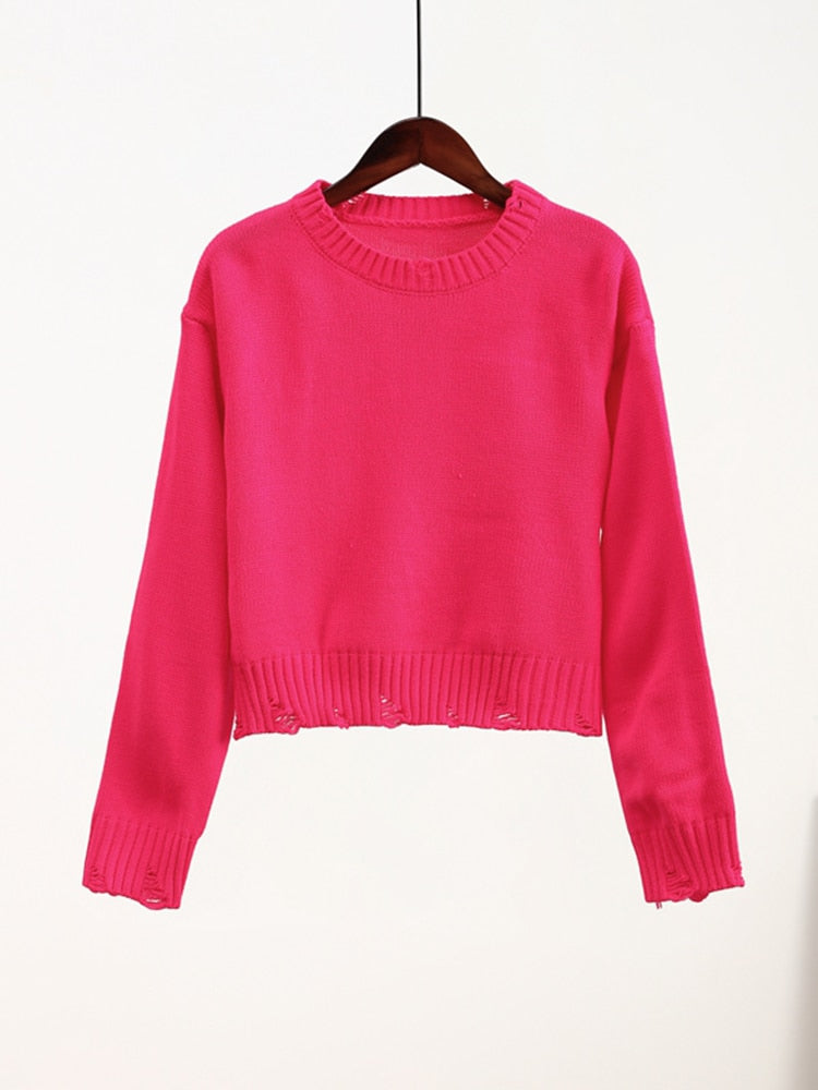 Tassel Knit Sweater For Women STYLE SOURCE