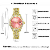 MISSFOX Pink Women Luxury Quartz Watch STYLE SOURCE