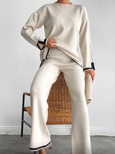 Knit Two Piece Crop Sweater Set For Women STYLE SOURCE