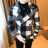 Men High Quality Leisure plaid Woolen cloth STYLE SOURCE