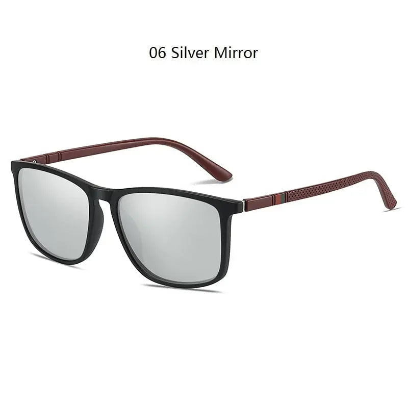 Luxury Square Vintage Polarized Sunglasses For Men STYLE SOURCE