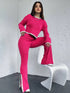 Knit Two Piece Crop Sweater Set For Women STYLE SOURCE