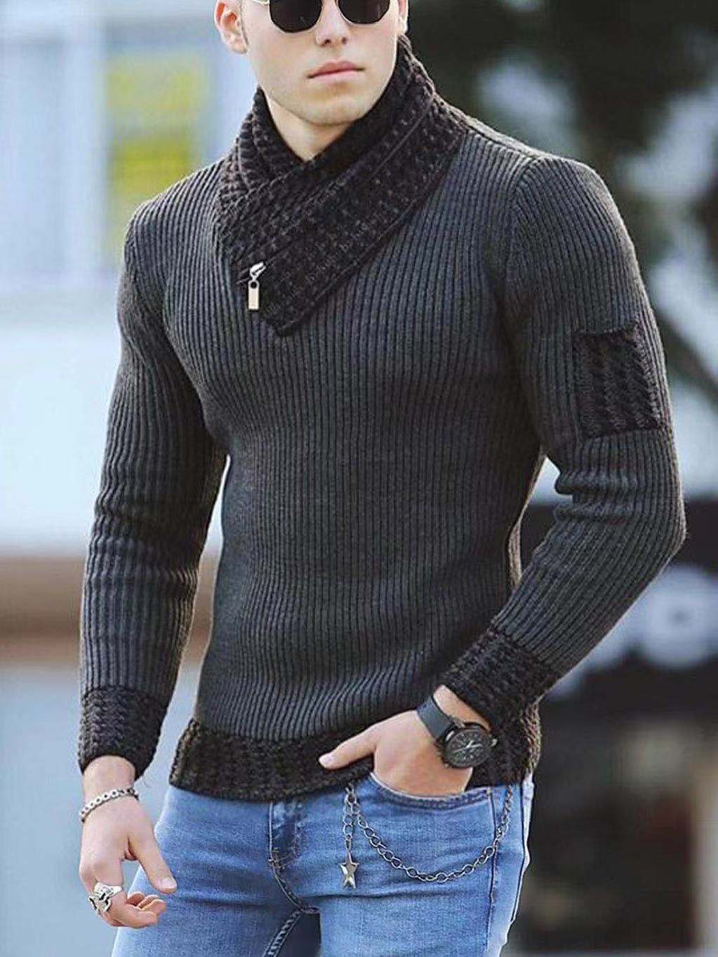 Korean Fashion Autumn Men Casual Vintage STYLE SOURCE