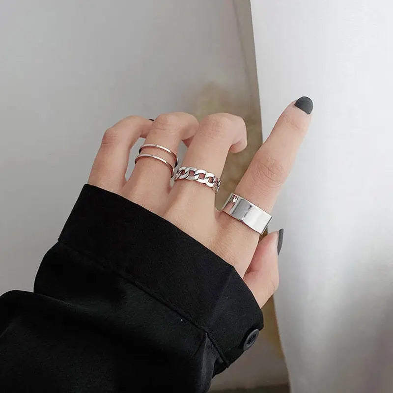 LATS 7pcs Fashion Jewelry Rings Set STYLE SOURCE