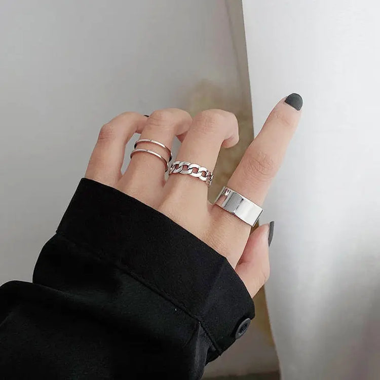 LATS 7pcs Fashion Jewelry Rings Set STYLE SOURCE