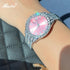 MISSFOX Pink Women Luxury Quartz Watch STYLE SOURCE