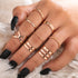 LATS 7pcs Fashion Jewelry Rings Set STYLE SOURCE