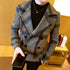 Men High Quality Leisure plaid Woolen cloth STYLE SOURCE