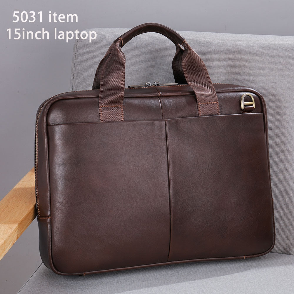 WESTAL Genuine Leather Men's Bag STYLE SOURCE