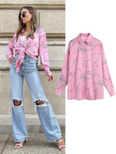 women satin blouse long sleeve zebra print shirts vintage office ladies tops femme chandails fashion blusa de mujer Chandails STYLE SOURCE